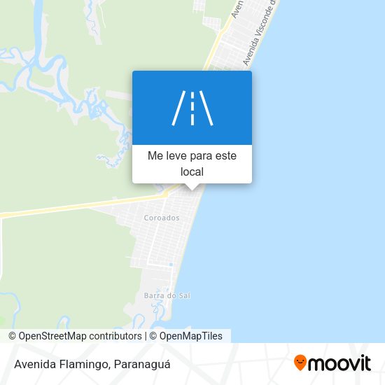 Avenida Flamingo mapa