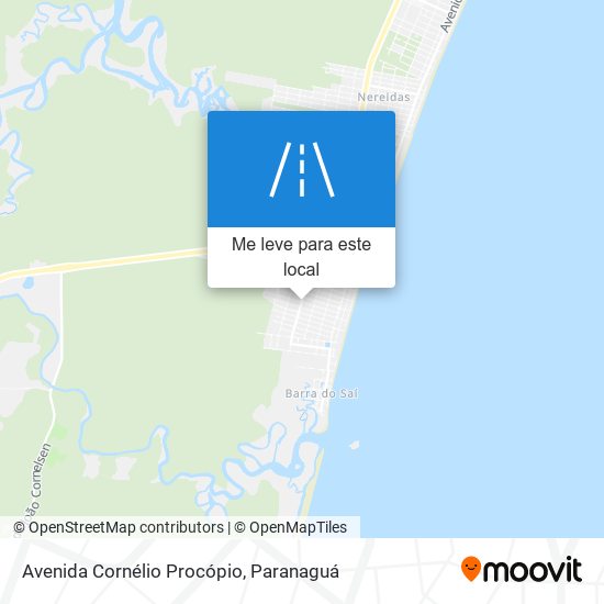 Avenida Cornélio Procópio mapa