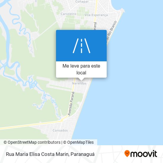 Rua Maria Elisa Costa Marin mapa