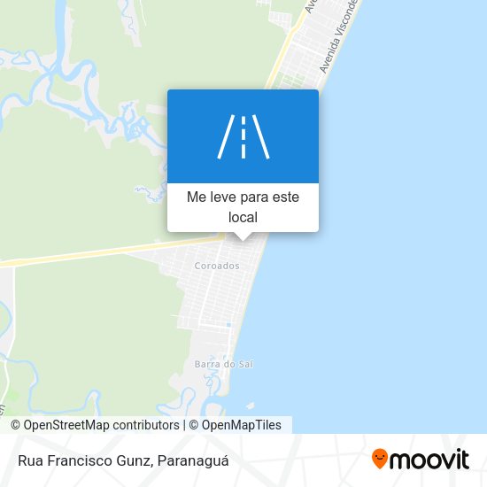 Rua Francisco Gunz mapa