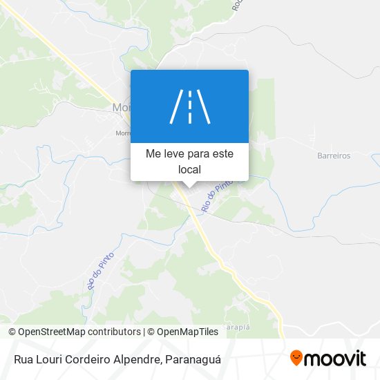 Rua Louri Cordeiro Alpendre mapa