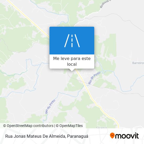 Rua Jonas Mateus De Almeida mapa