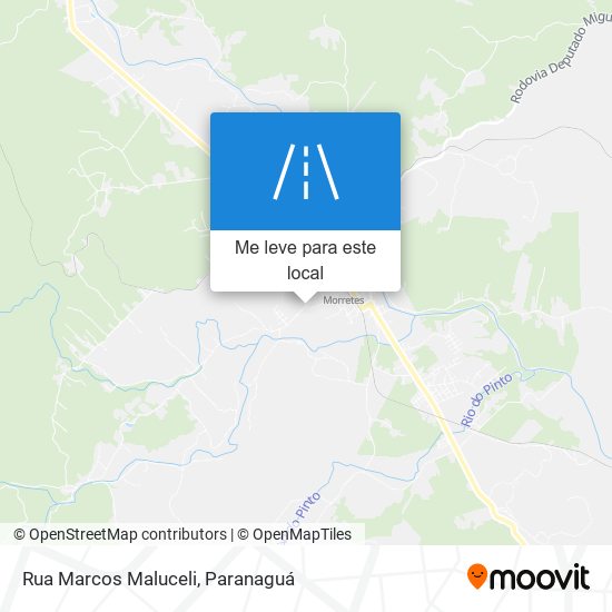 Rua Marcos Maluceli mapa
