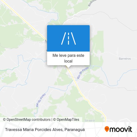 Travessa Maria Porcides Alves mapa
