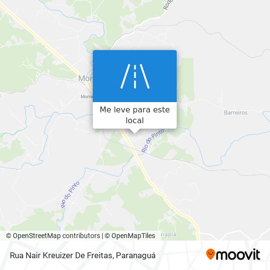 Rua Nair Kreuizer De Freitas mapa