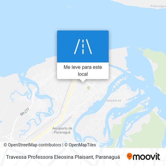 Travessa Professora Eleosina Plaisant mapa