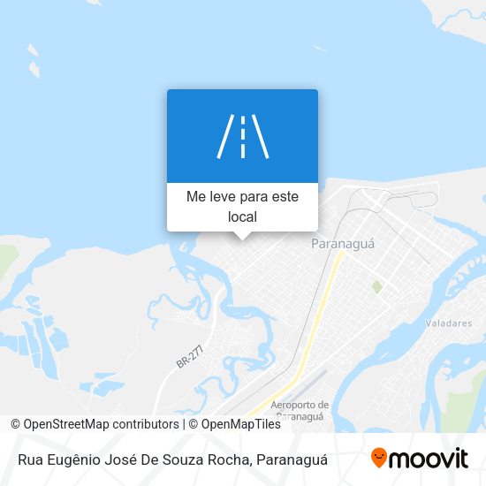 Rua Eugênio José De Souza Rocha mapa