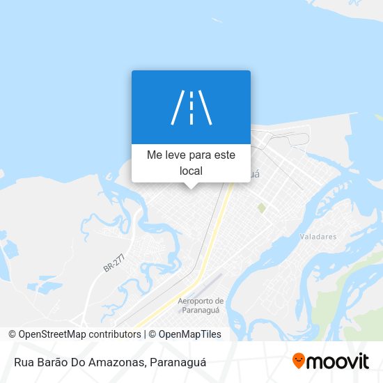 Rua Barão Do Amazonas mapa