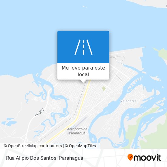 Rua Alipio Dos Santos mapa