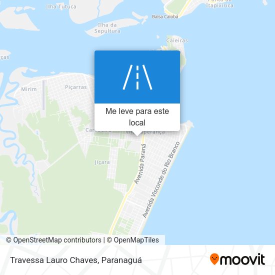 Travessa Lauro Chaves mapa