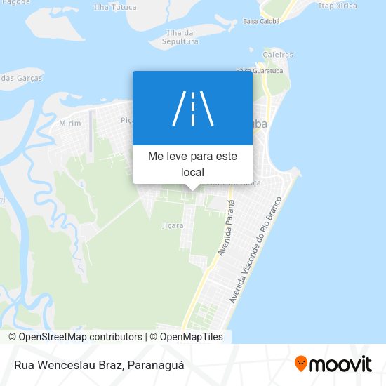 Rua Wenceslau Braz mapa