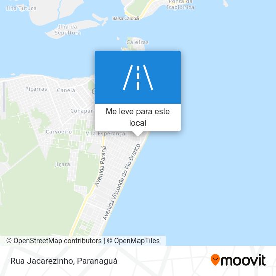 Rua Jacarezinho mapa