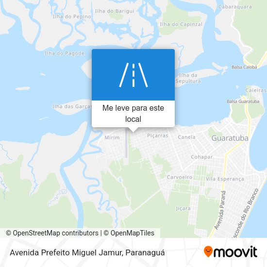 Avenida Prefeito Miguel Jamur mapa