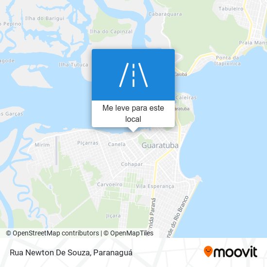 Rua Newton De Souza mapa