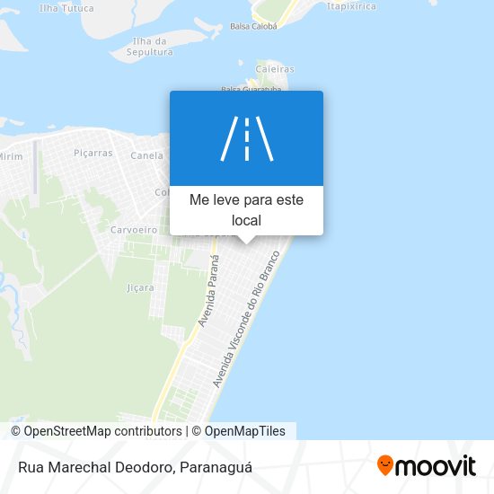 Rua Marechal Deodoro mapa