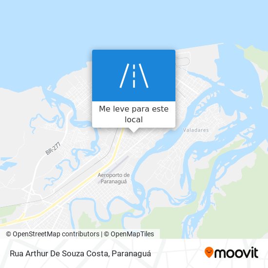 Rua Arthur De Souza Costa mapa