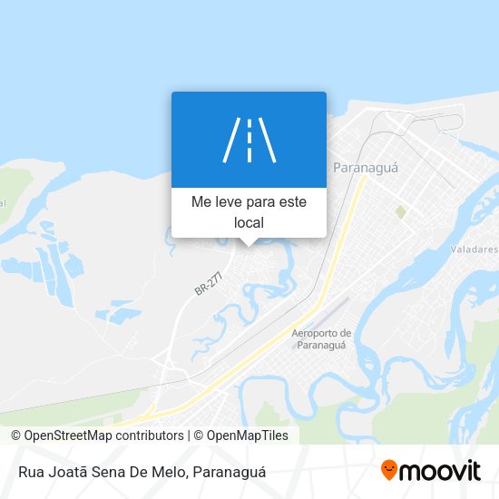 Rua Joatã Sena De Melo mapa