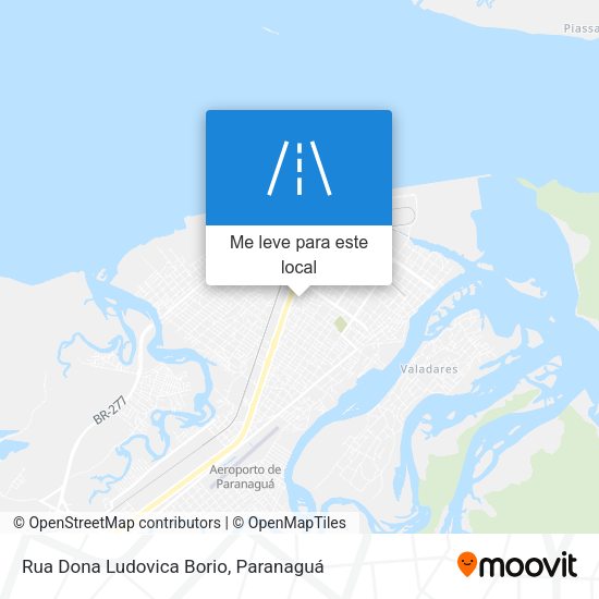 Rua Dona Ludovica Borio mapa