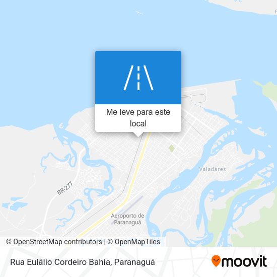 Rua Eulálio Cordeiro Bahia mapa