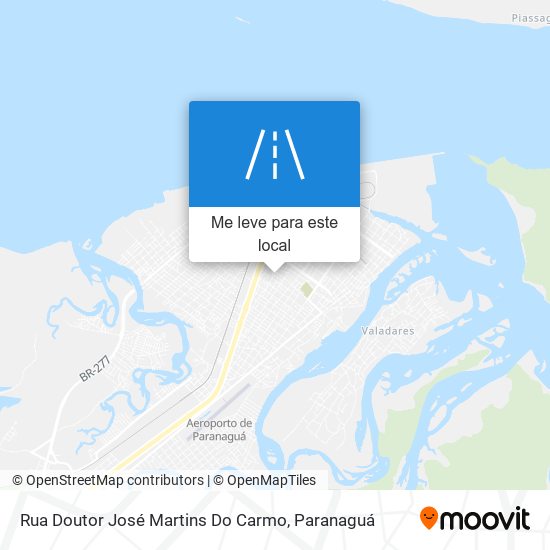 Rua Doutor José Martins Do Carmo mapa