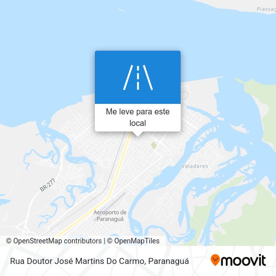 Rua Doutor José Martins Do Carmo mapa