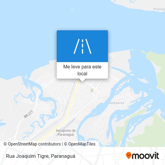 Rua Joaquim Tigre mapa