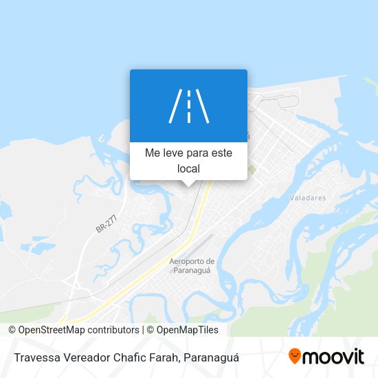 Travessa Vereador Chafic Farah mapa