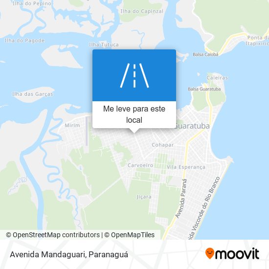 Avenida Mandaguari mapa