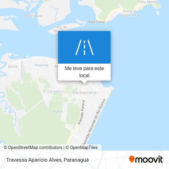 Travessa Aparício Alves mapa