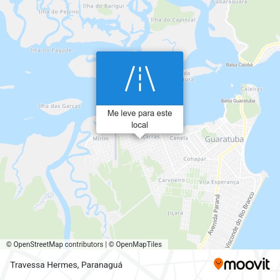 Travessa Hermes mapa