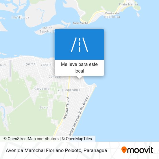 Avenida Marechal Floriano Peixoto mapa
