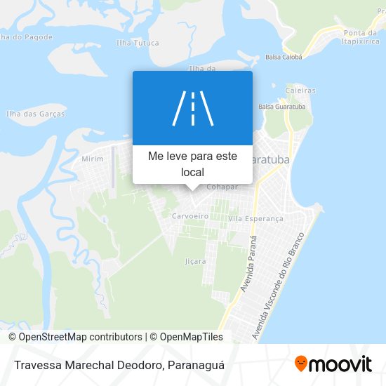 Travessa Marechal Deodoro mapa