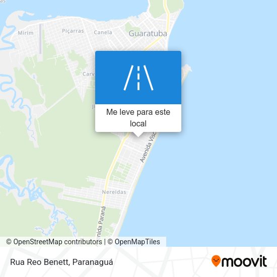 Rua Reo Benett mapa