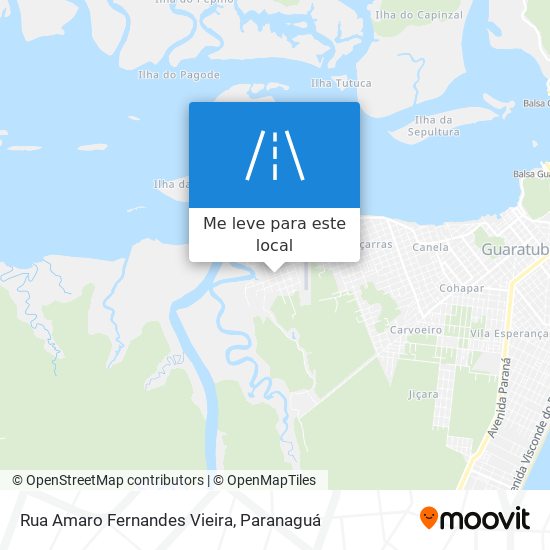 Rua Amaro Fernandes Vieira mapa