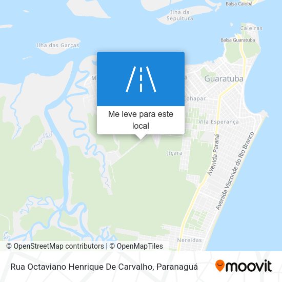 Rua Octaviano Henrique De Carvalho mapa