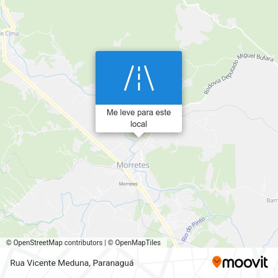 Rua Vicente Meduna mapa