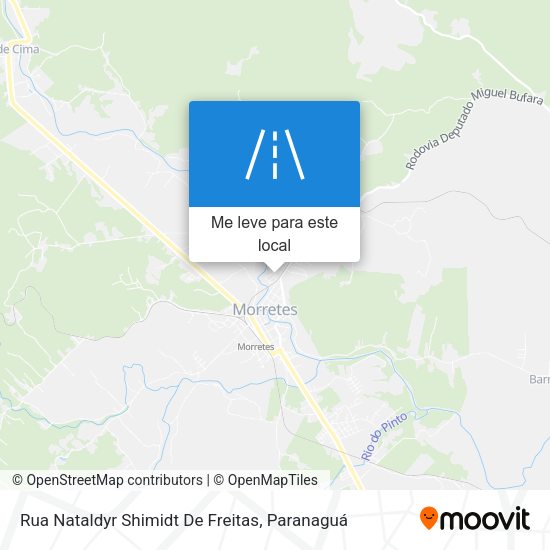 Rua Nataldyr Shimidt De Freitas mapa