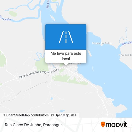 Rua Cinco De Junho mapa