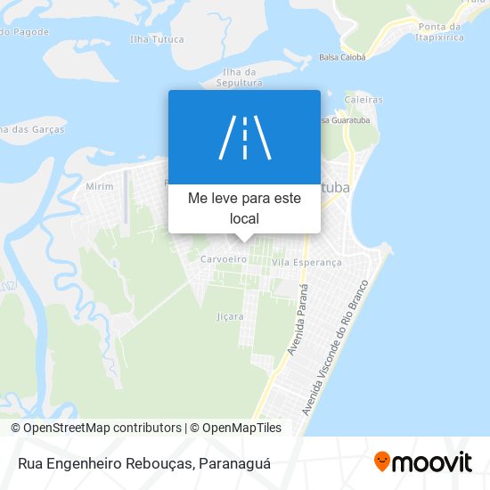 Rua Engenheiro Rebouças mapa