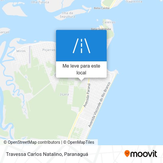 Travessa Carlos Natalino mapa