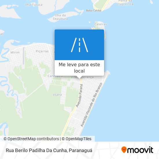 Rua Berilo Padilha Da Cunha mapa