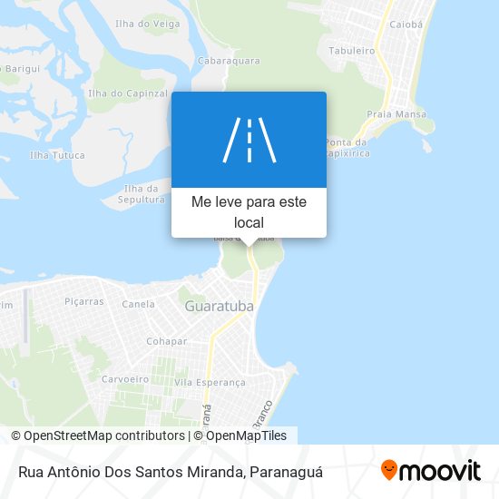 Rua Antônio Dos Santos Miranda mapa