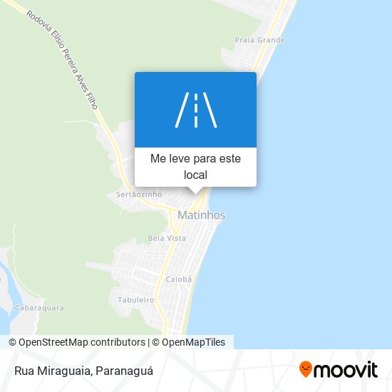 Rua Miraguaia mapa
