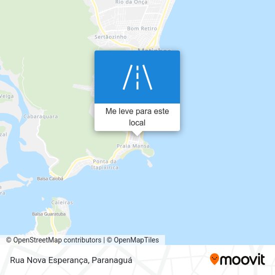 Rua Nova Esperança mapa