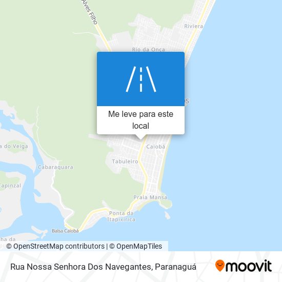 Rua Nossa Senhora Dos Navegantes mapa