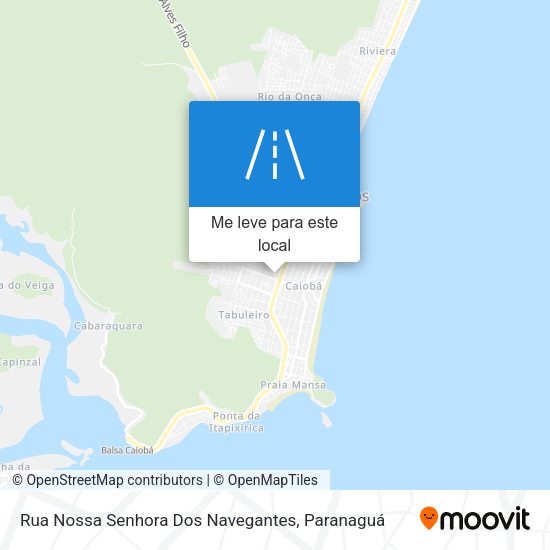 Rua Nossa Senhora Dos Navegantes mapa
