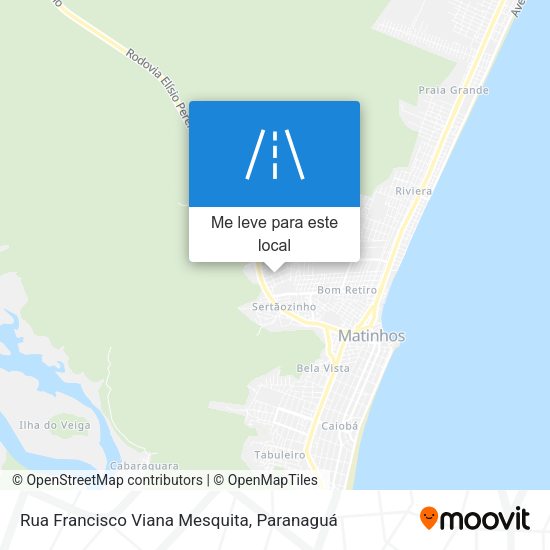 Rua Francisco Viana Mesquita mapa