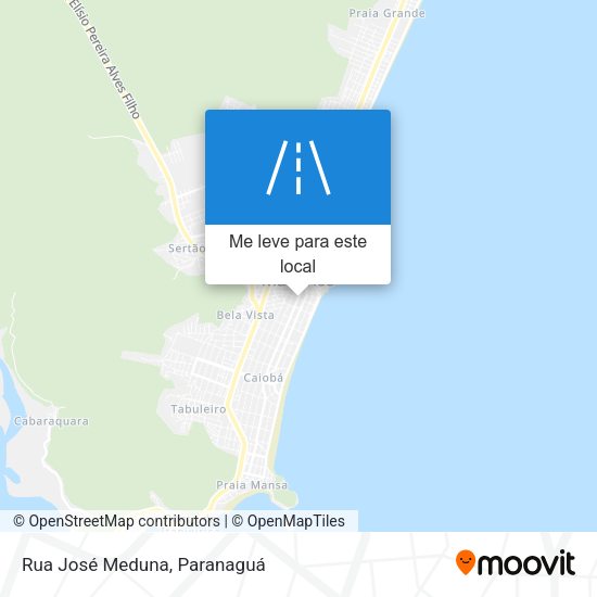 Rua José Meduna mapa