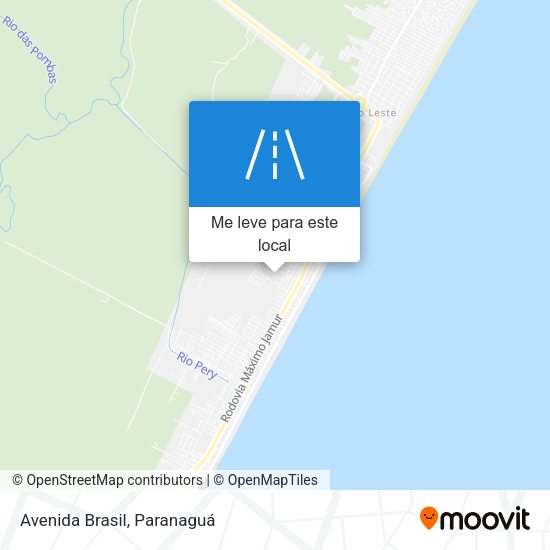 Avenida Brasil mapa