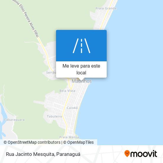 Rua Jacinto Mesquita mapa